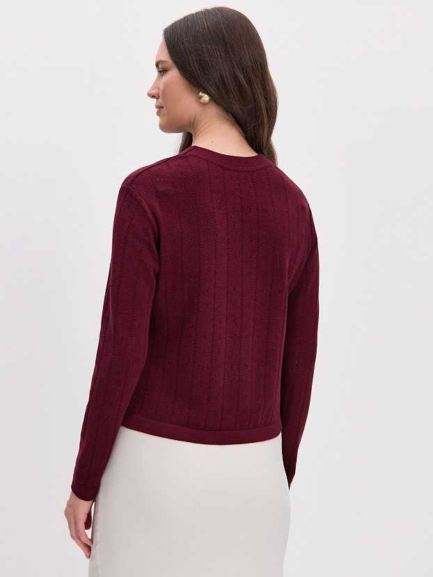 Джеси кардиган трикотажный (бордо, 46)