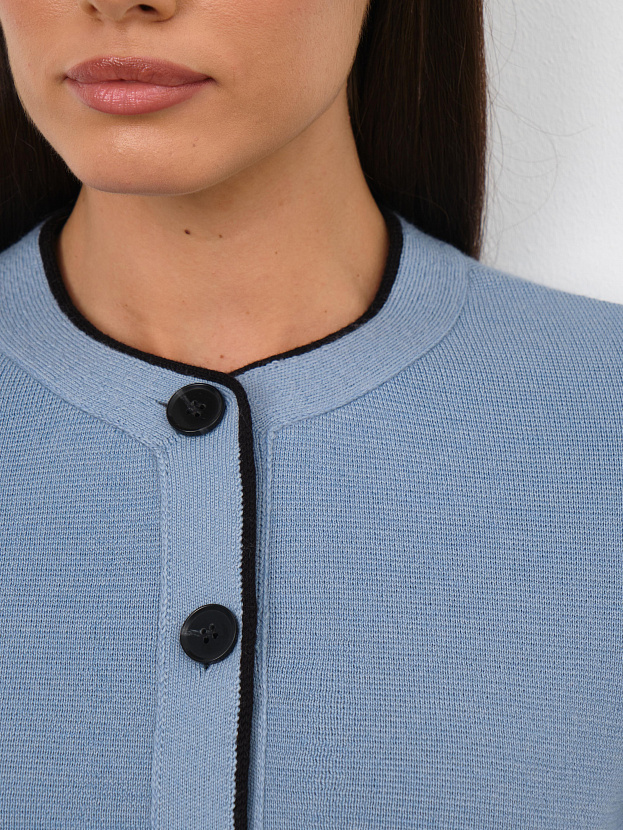 Сириус жакет трикотажный (голубой, 46)