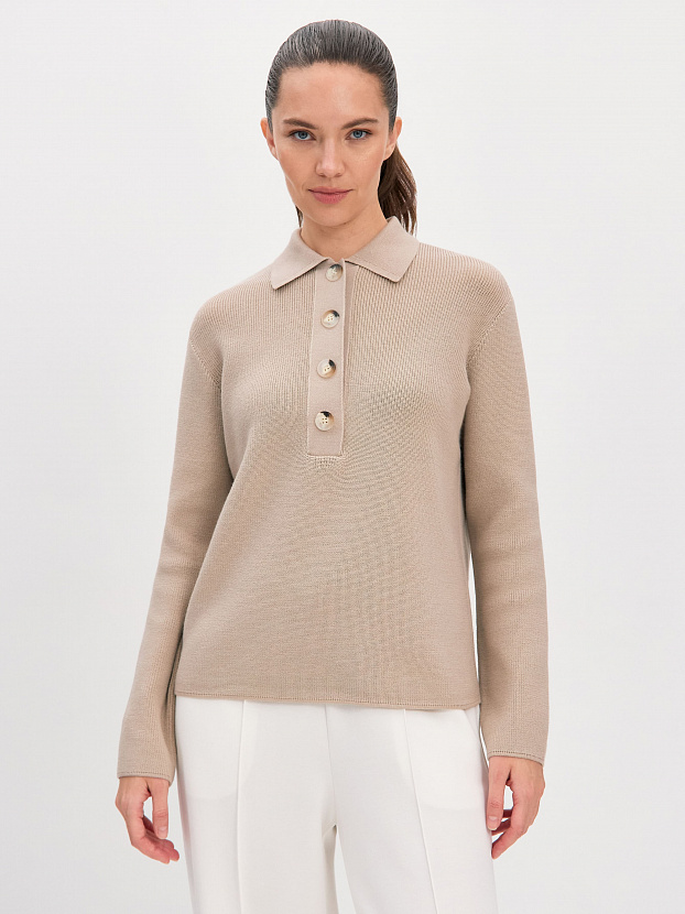 Крафт джемпер трикотажный (капучино, 44-46)