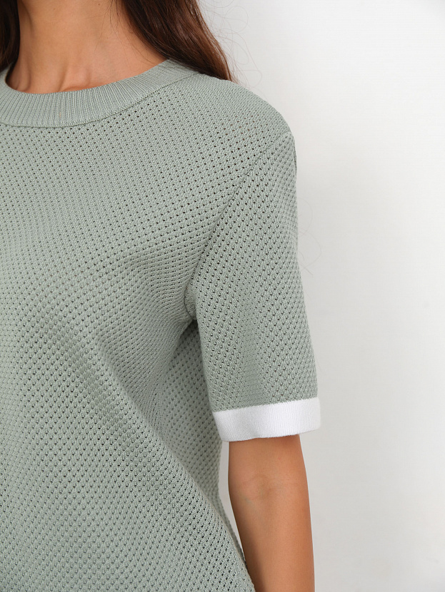 Элмонд джемпер (футболка) трикотажный (св.зеленый, 44-46)