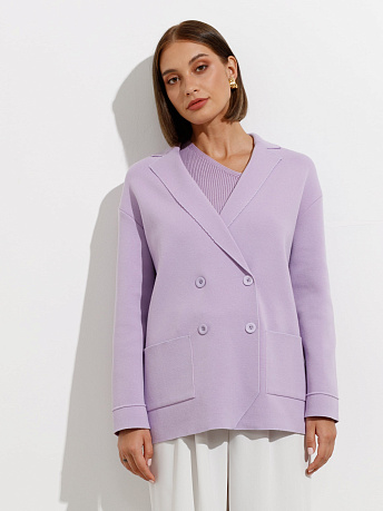 Пиджак двубортный из хлопка Монако