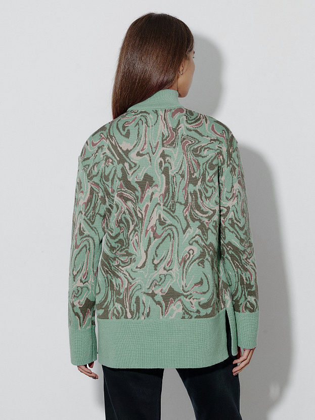 Грация джемпер трикотажный (светло-зеленый, 44-46)