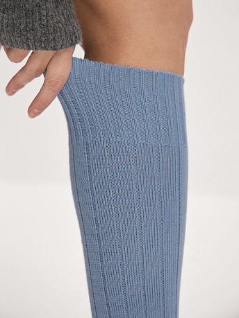 Гольфы трикотажные из шерсти мериноса Степ