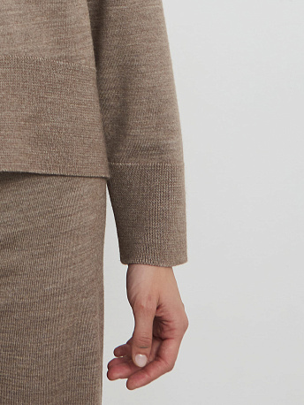 Джемпер из шерсти мериноса и вискозы Дания