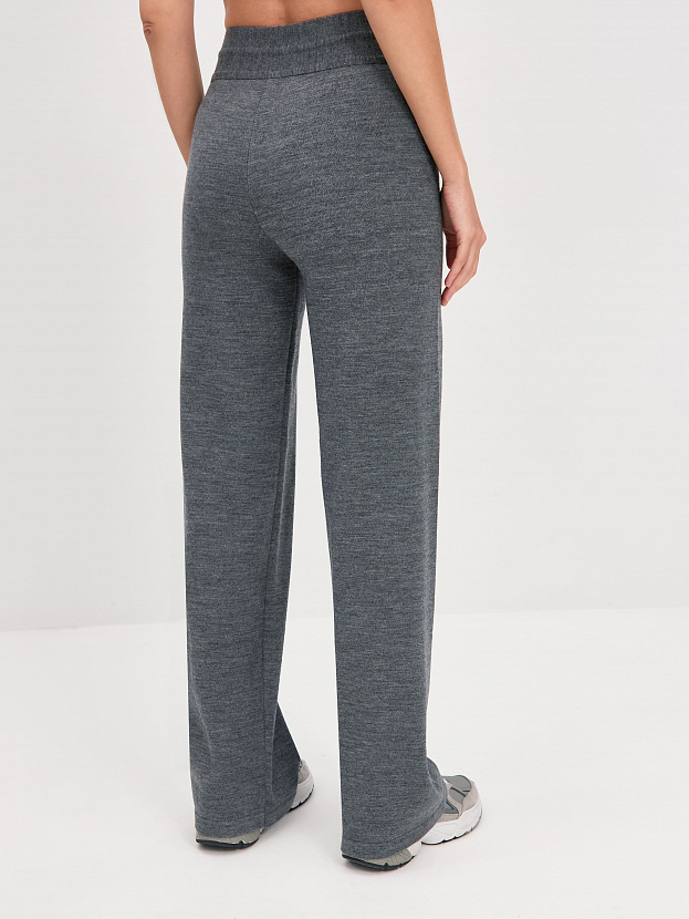 Джемми брюки трикотажные (серый меланж, 44-46/164-170)