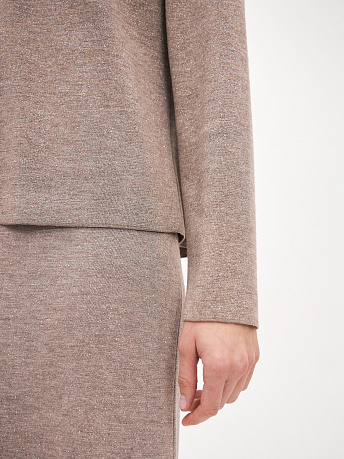 Джемпер из шерсти мериноса с вискозой и люрексом Логан