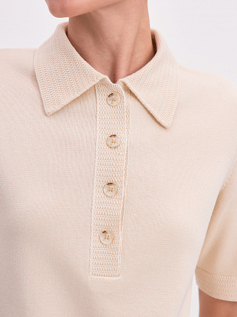 Джемпер поло с коротким рукавом Эрно