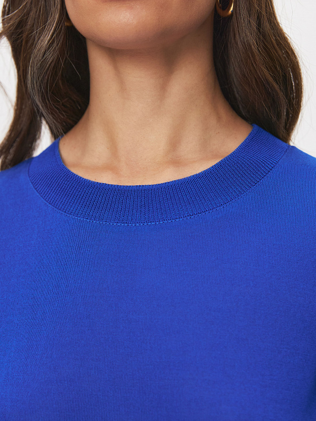 Петра джемпер (лонгслив) трикотажный (ультрамарин, 44-46)