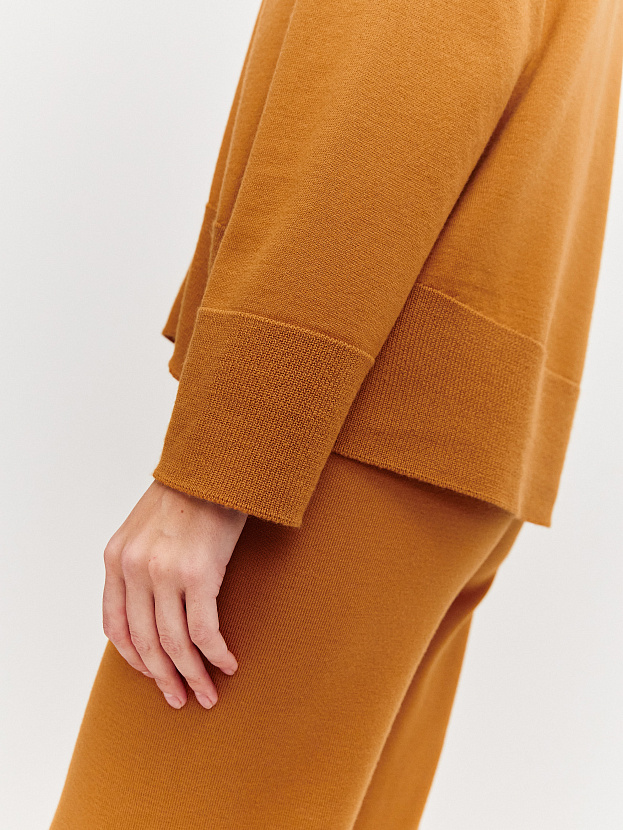 Дания костюм (джемпер+брюки) трикотажный (оранжевый, 40-42/164-170)