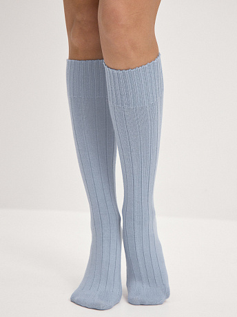 Гольфы трикотажные из шерсти мериноса Степ