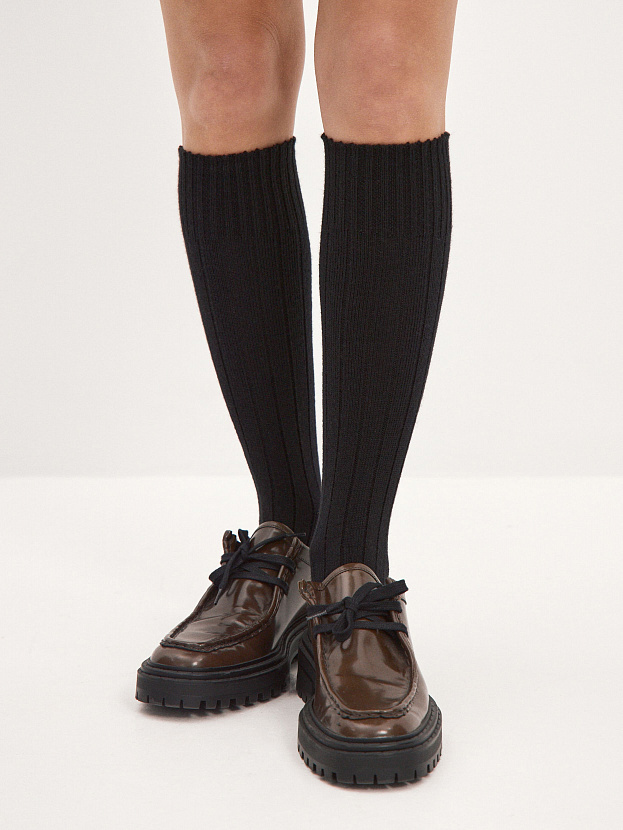 Гольфы трикотажные Степ (черный, 36-40)