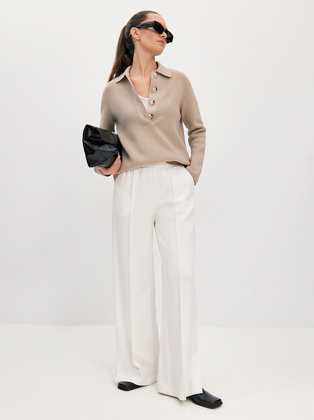 Крафт джемпер трикотажный (капучино, 44-46)