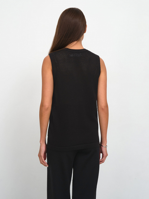 Мусс майка трикотажная (черный, 44-46)