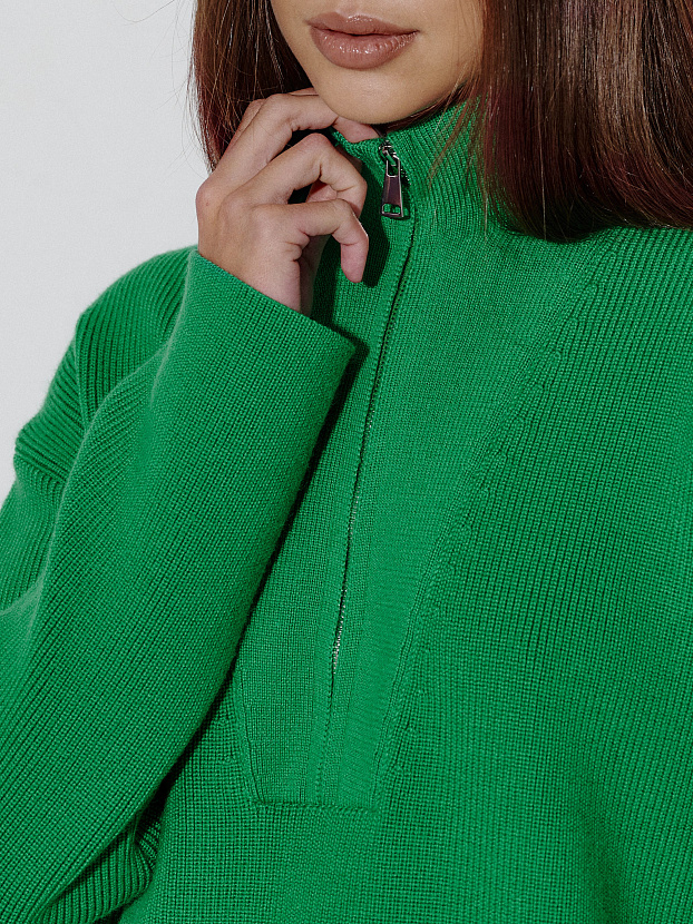 Голди джемпер трикотажный (ярко-зеленый, 44-46)