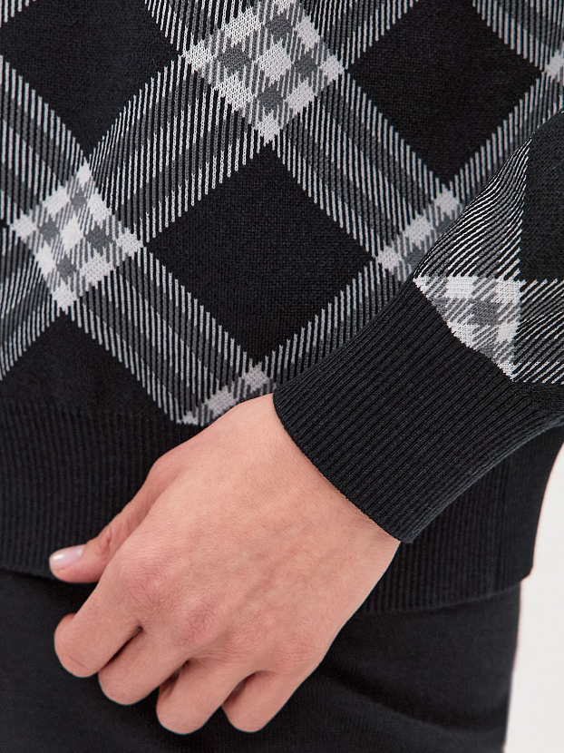 Пандора кардиган (бомбер) трикотажный (черный, 44-46)