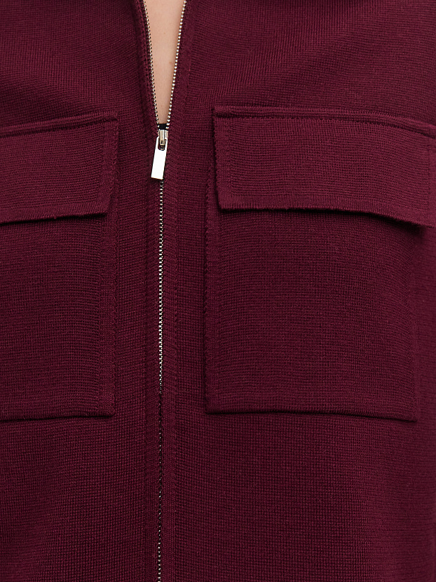 Давиль жакет трикотажный (бордо, 44-46)