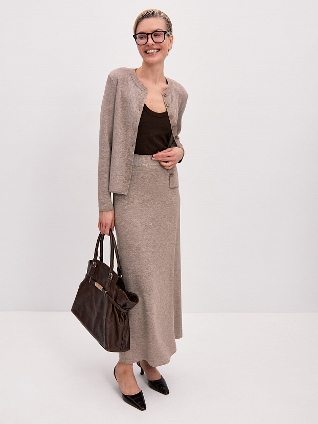 Розалин кардиган трикотажный (какао, 44-46)