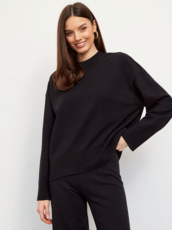 Джемпер из шерсти мериноса и вискозы Дания