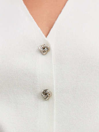 Жилет из хлопка с вискозой Тиффани