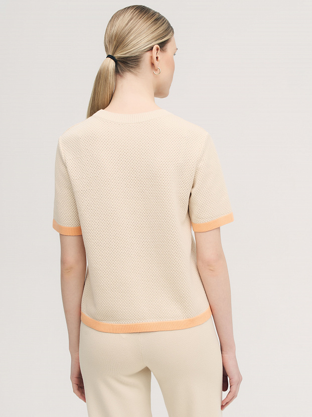 Элмонд джемпер (футболка) трикотажный (кремовый, 44-46)