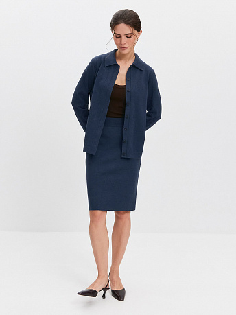 Мини-юбка из хлопка и вискозы Кейт