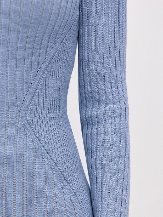 Люси водолазка трикотажная (серо-голубой, 44-46)