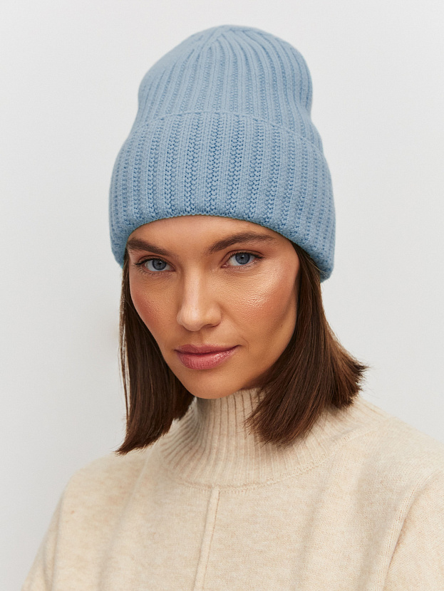 Лайт2 шапка трикотажная (серо-голубой, 56-58)