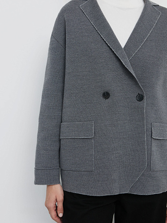 Пиджак двубортный из шерсти мериноса Фарго