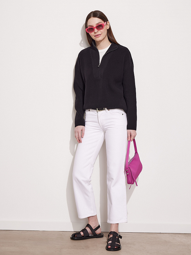 Райди джемпер трикотажный (черный, 44-46)