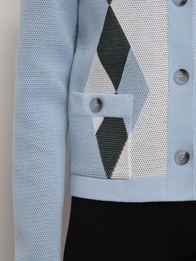 Софи жакет трикотажный (св.голубой, 44-46)