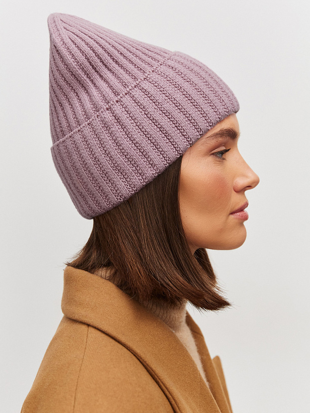 Лайт2 шапка трикотажная (розовато-серый, 56-58)