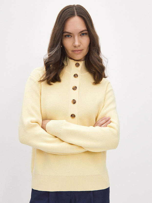 Мюнхен джемпер трикотажный (светло-желтый, 44-46)