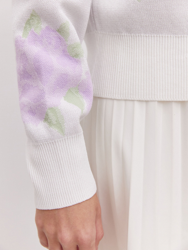 Рози джемпер трикотажный (белый, 44-46)