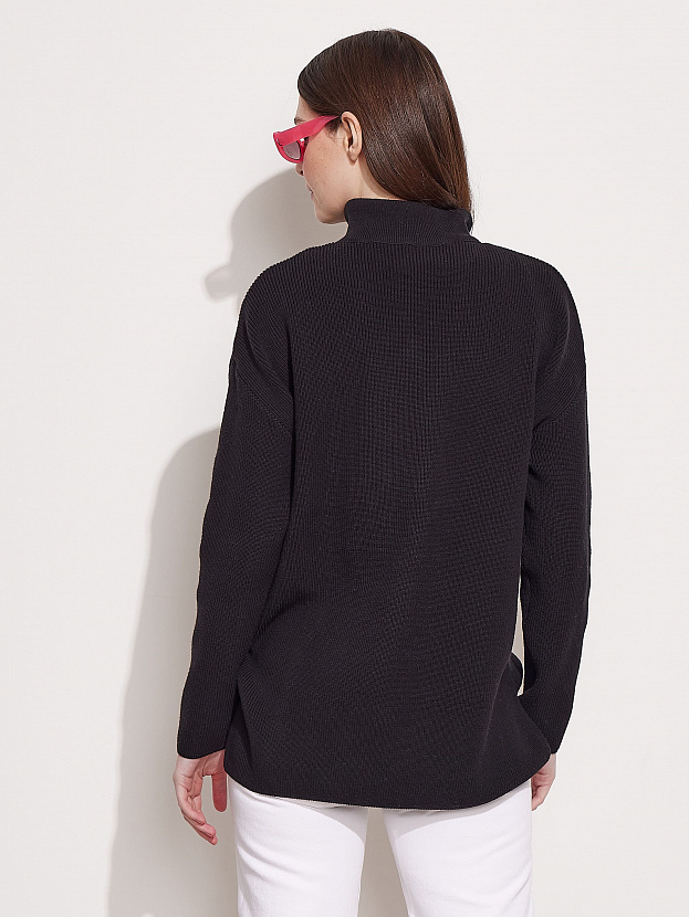 Райди джемпер трикотажный (черный, 44-46)