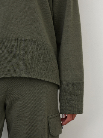 Джемпер из шерсти мериноса и вискозы Дания