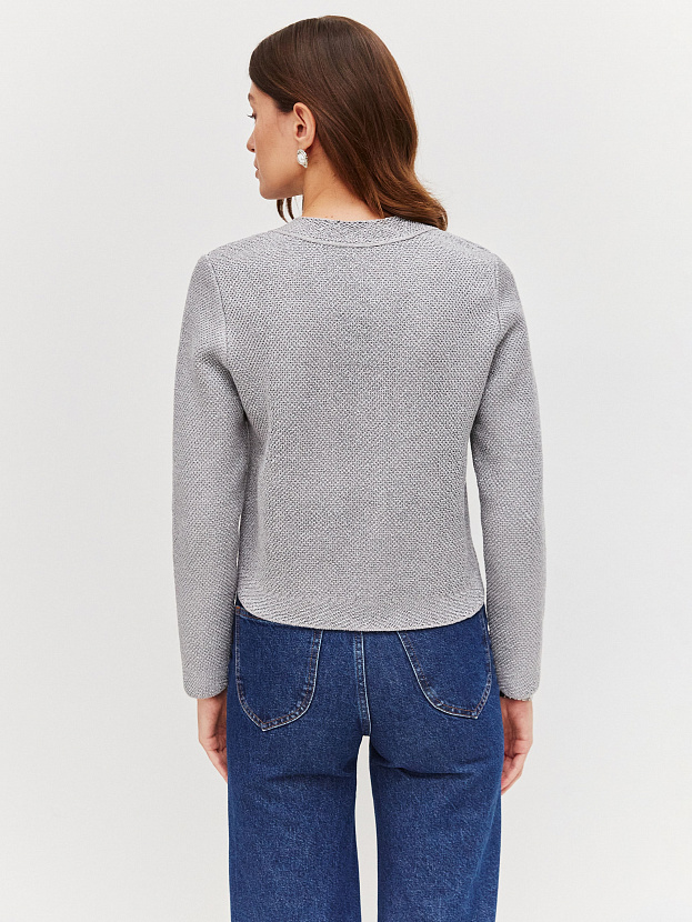 Антарес жакет трикотажный (серый, 44-46)