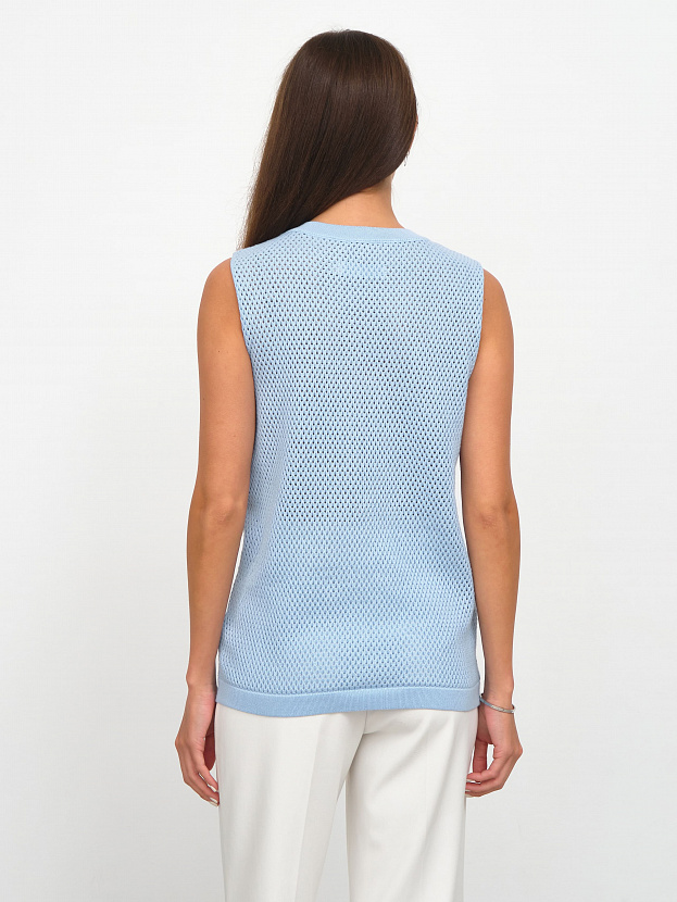 Мусс майка трикотажная (голубой, 44-46)