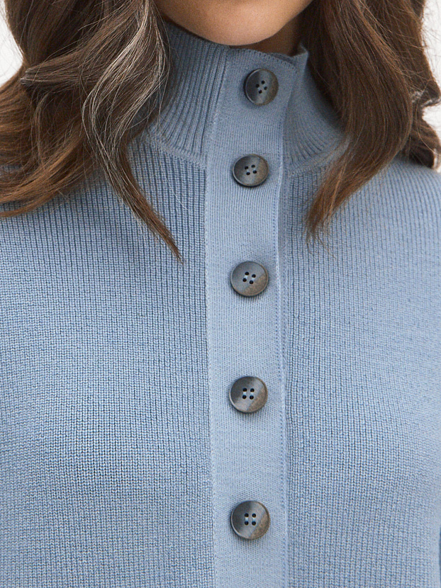 Мюнхен джемпер трикотажный (серо-голубой, 44-46)