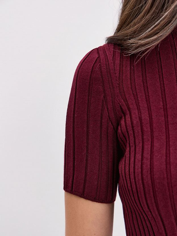 Феникс водолазка трикотажная (бордо, 44-46)