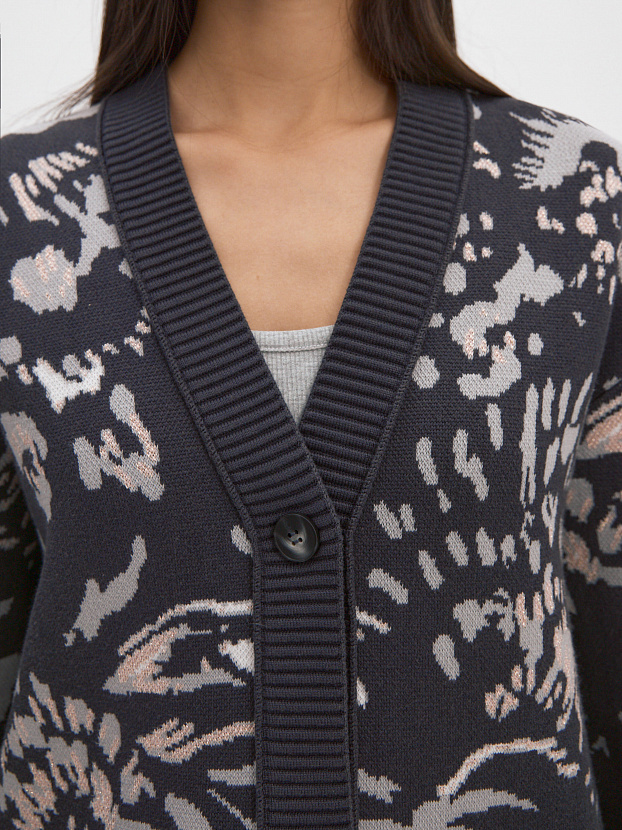 Гарда кардиган трикотажный (серый, 44-46)