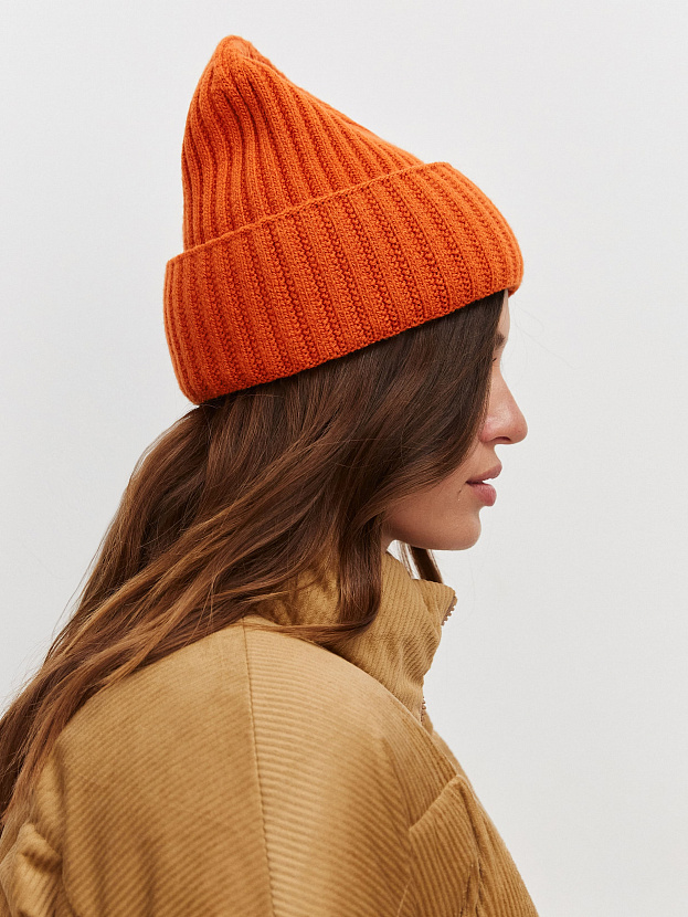 Лайт2 шапка трикотажная (ярко-оранжевый, 56-58)