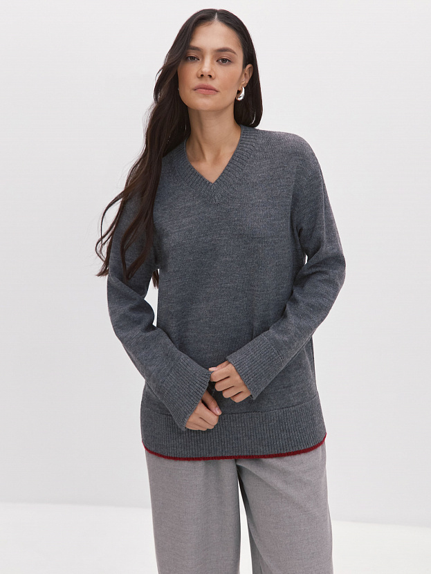 Спирит джемпер трикотажный (маренго, 44-46)