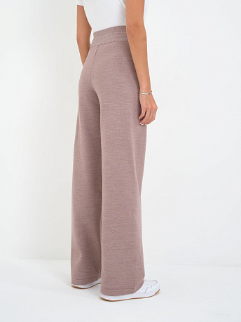 Брюки с шерстью мериноса и вискозой Сатурн