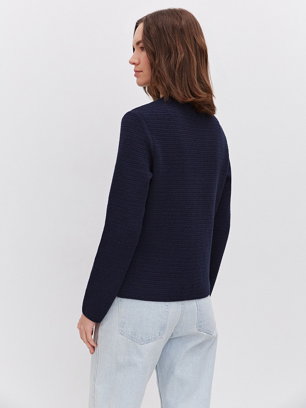 Шарм жакет трикотажный (синий, 46)