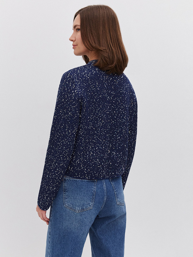 Антарес жакет трикотажный (синий, 44-46)