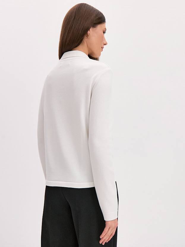 Фреско джемпер трикотажный (белый, 44-46)