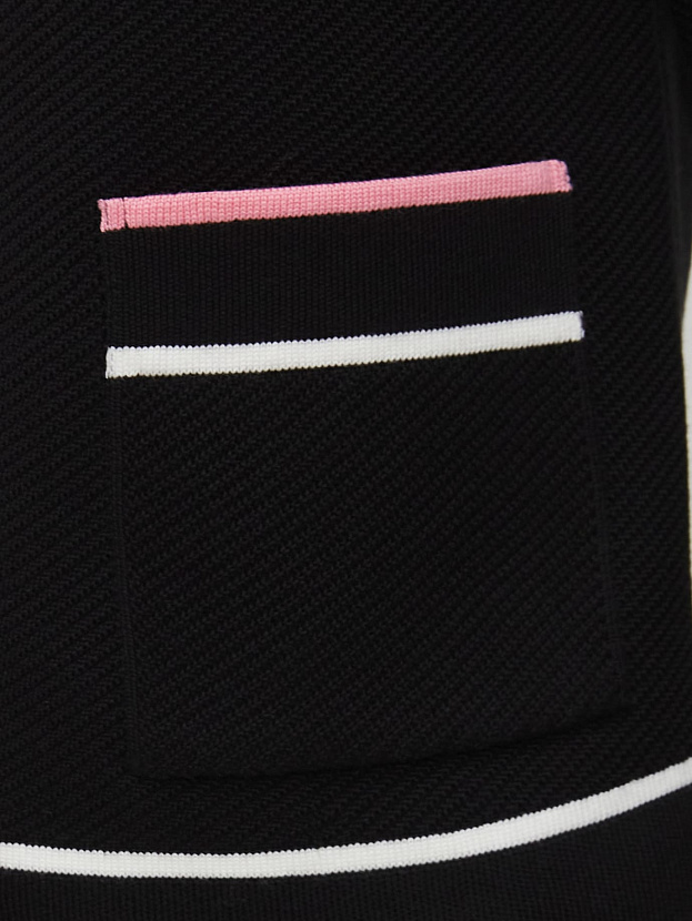 Майя жакет трикотажный (черный/розовый, 46-48)