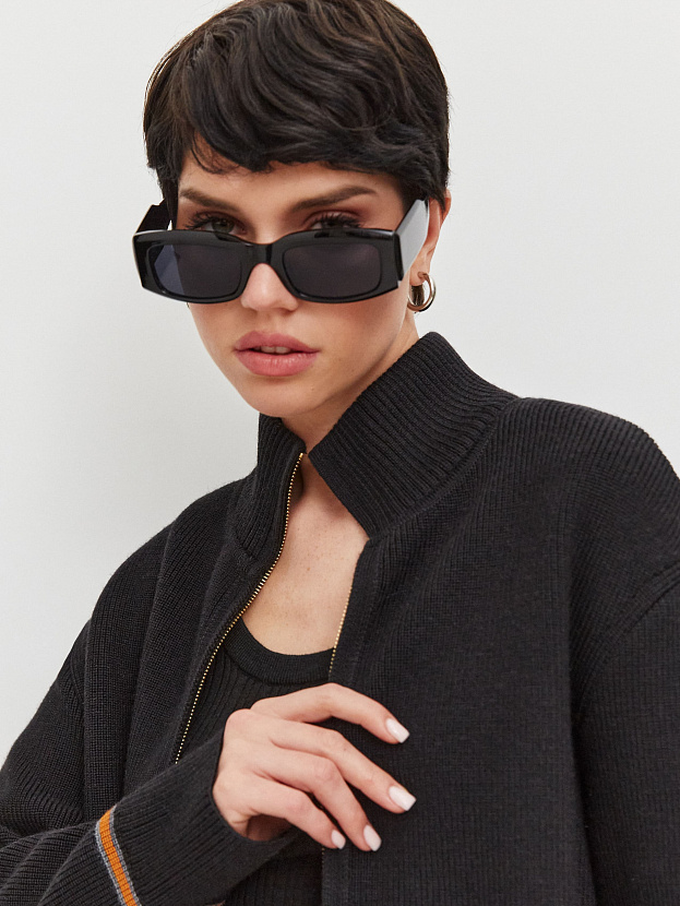 Азимут джемпер трикотажный (черный, 44-46)