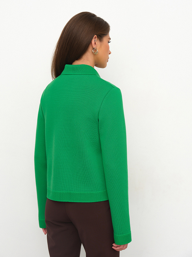 Ницца жакет трикотажный (ярко-зеленый, 46)