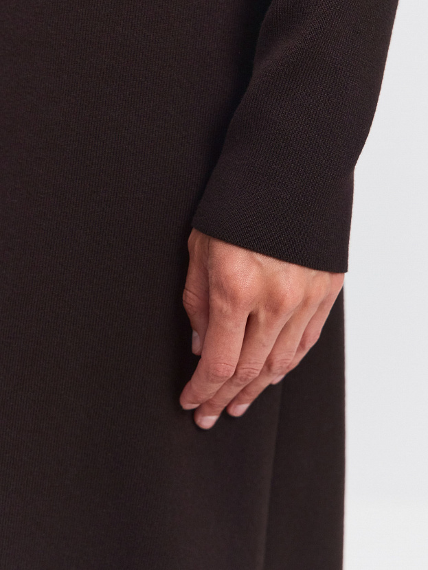 Сатори платье трикотажное (т. коричневый, 44-46)